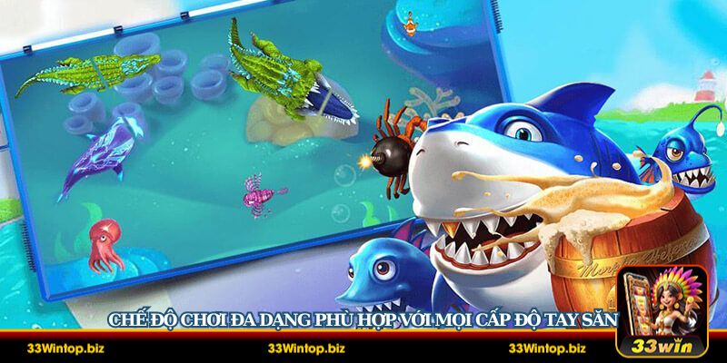 Nhiều phòng chơi phù hợp với từng cấp độ của tay săn